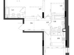 3-ком, 98.83 кв.м., 3/6эт.