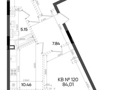 3-ком, 84.01 кв.м., 7/9эт.